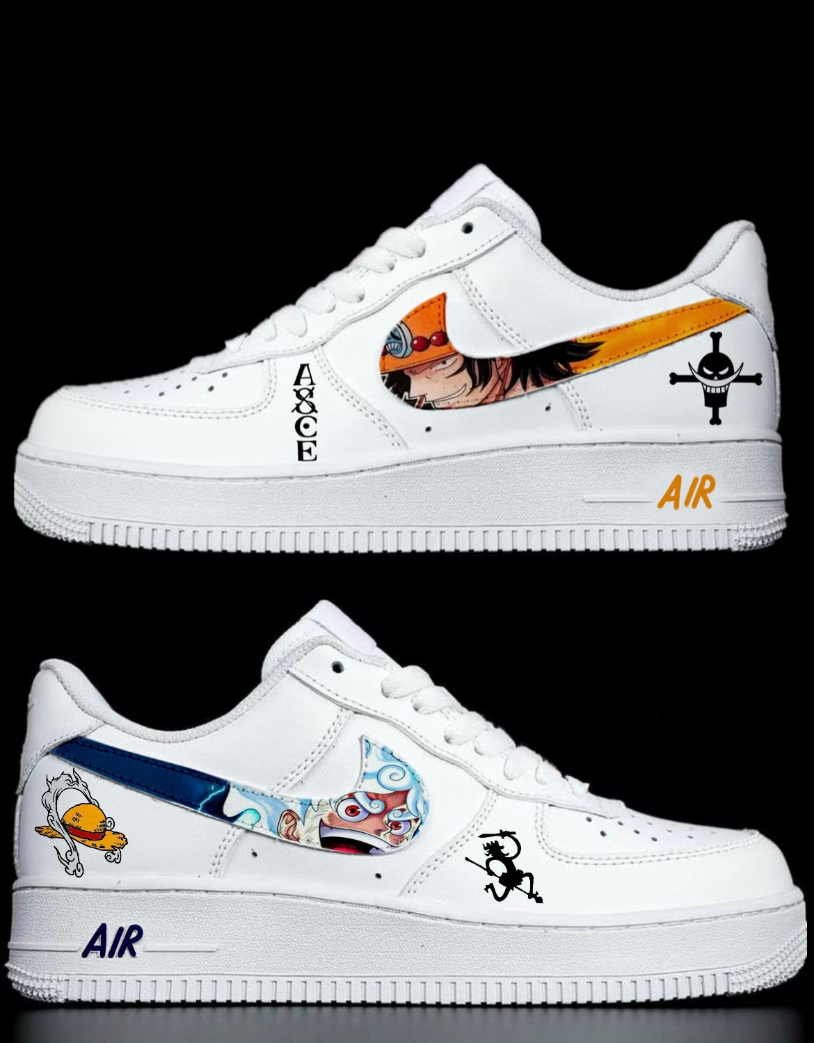 Luffy & Ace Air Force – One Piece Brotherhood Edition