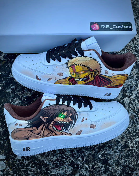 Ataque a los titanes personalizado AF1 Eren Jaeger