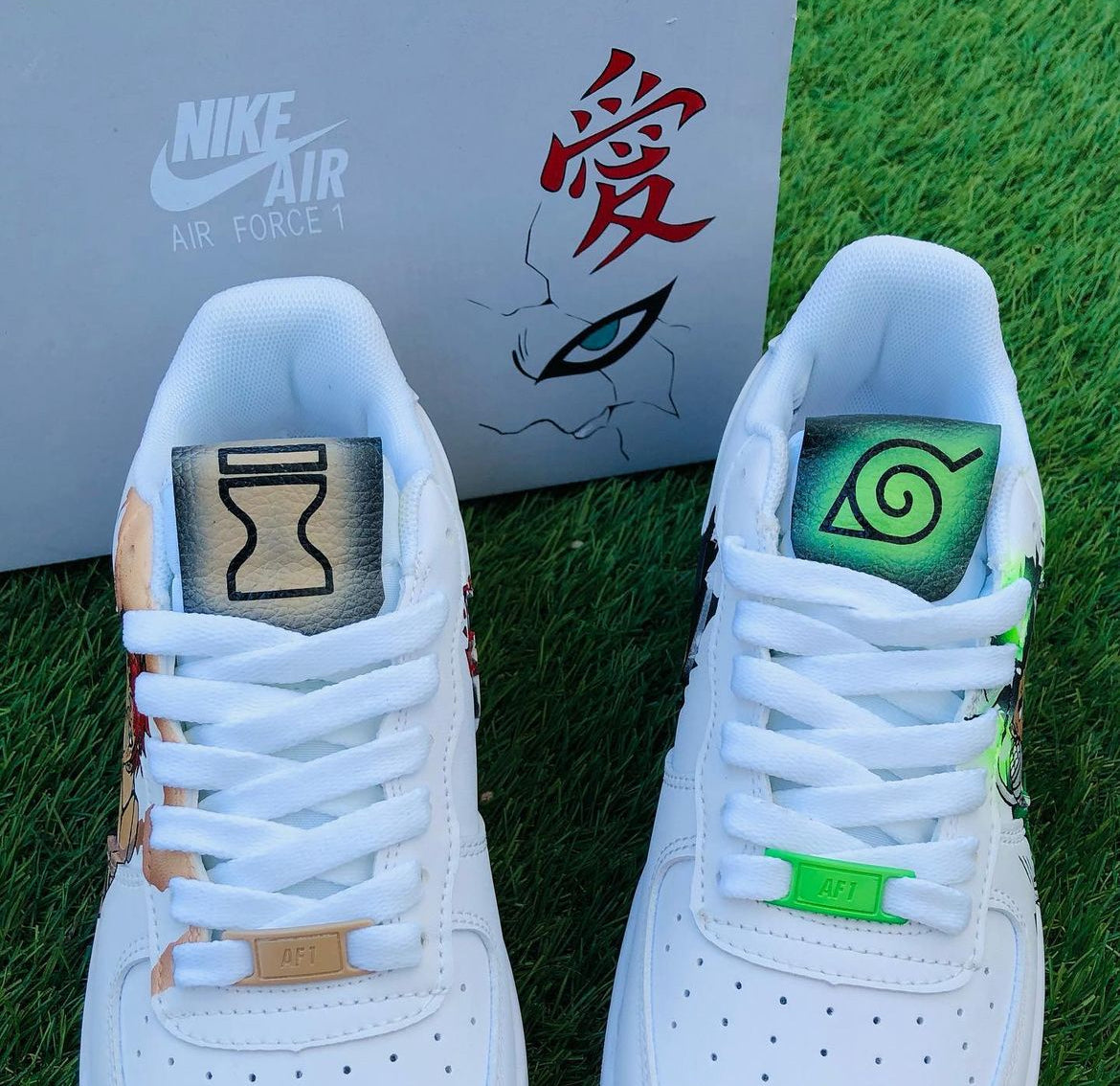 Gaara vs Rock lee AF1 Naruto Shippuden personalizado