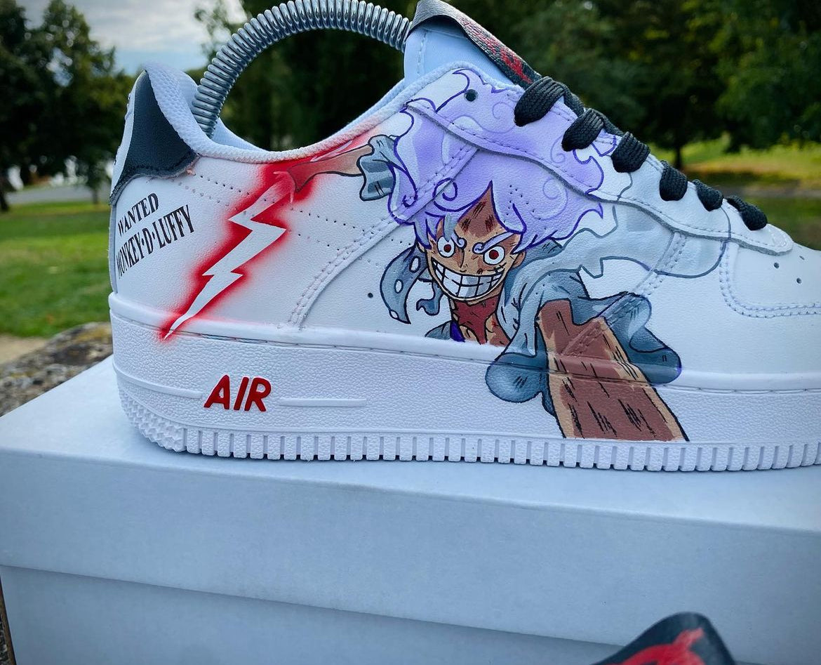 AIR FORCE 1 custom Luffy Gear 5