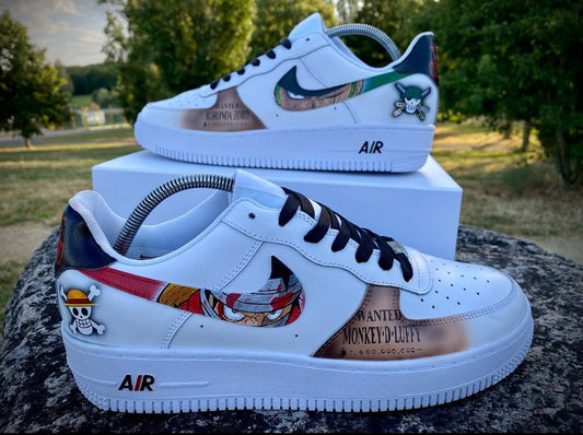 Fuerza aérea 1 personalizada luffy x zoro