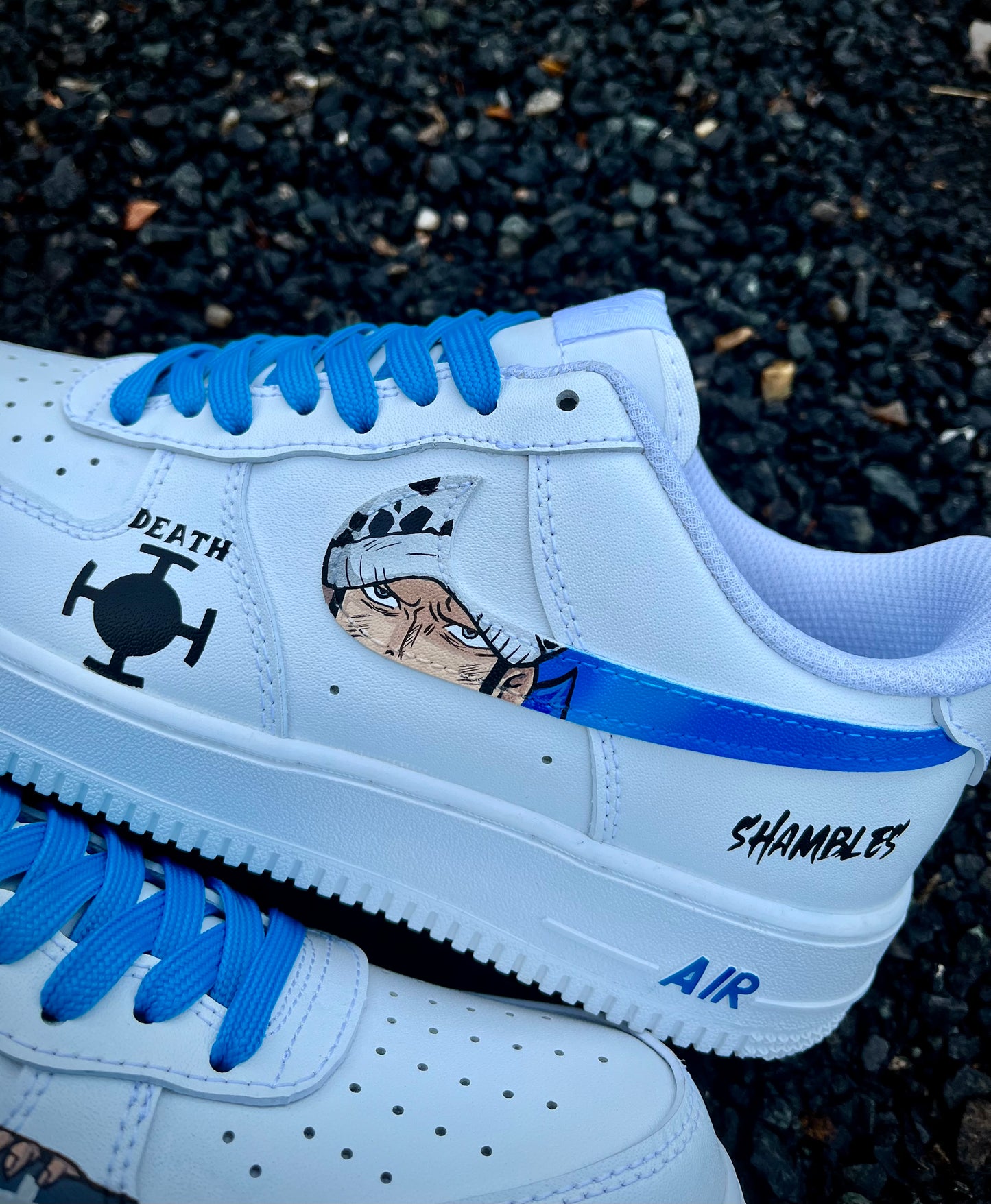 Trafalgar Law Air force1 personalizado