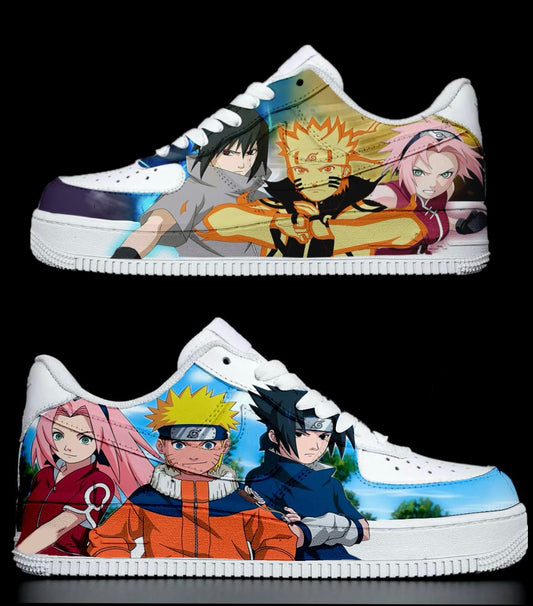 Team 7 Naruto sasuke sakura AF1 custom