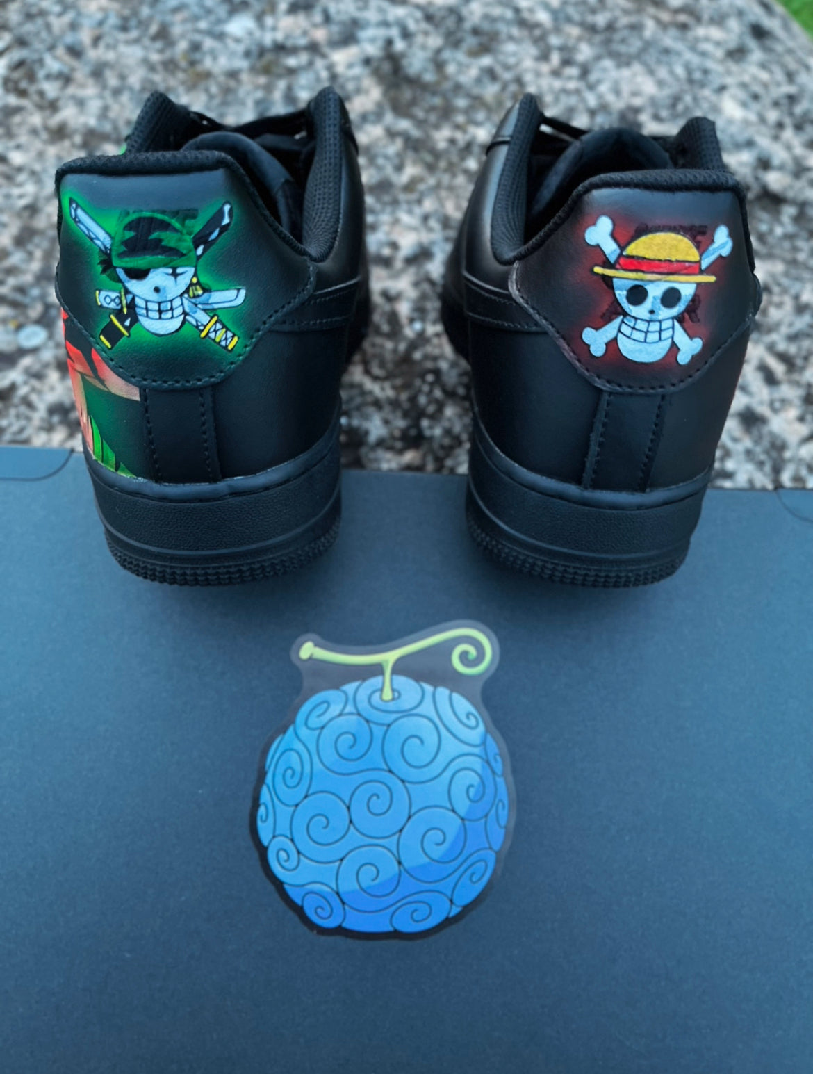 Luffy vs Zoro One piece / custom shoes