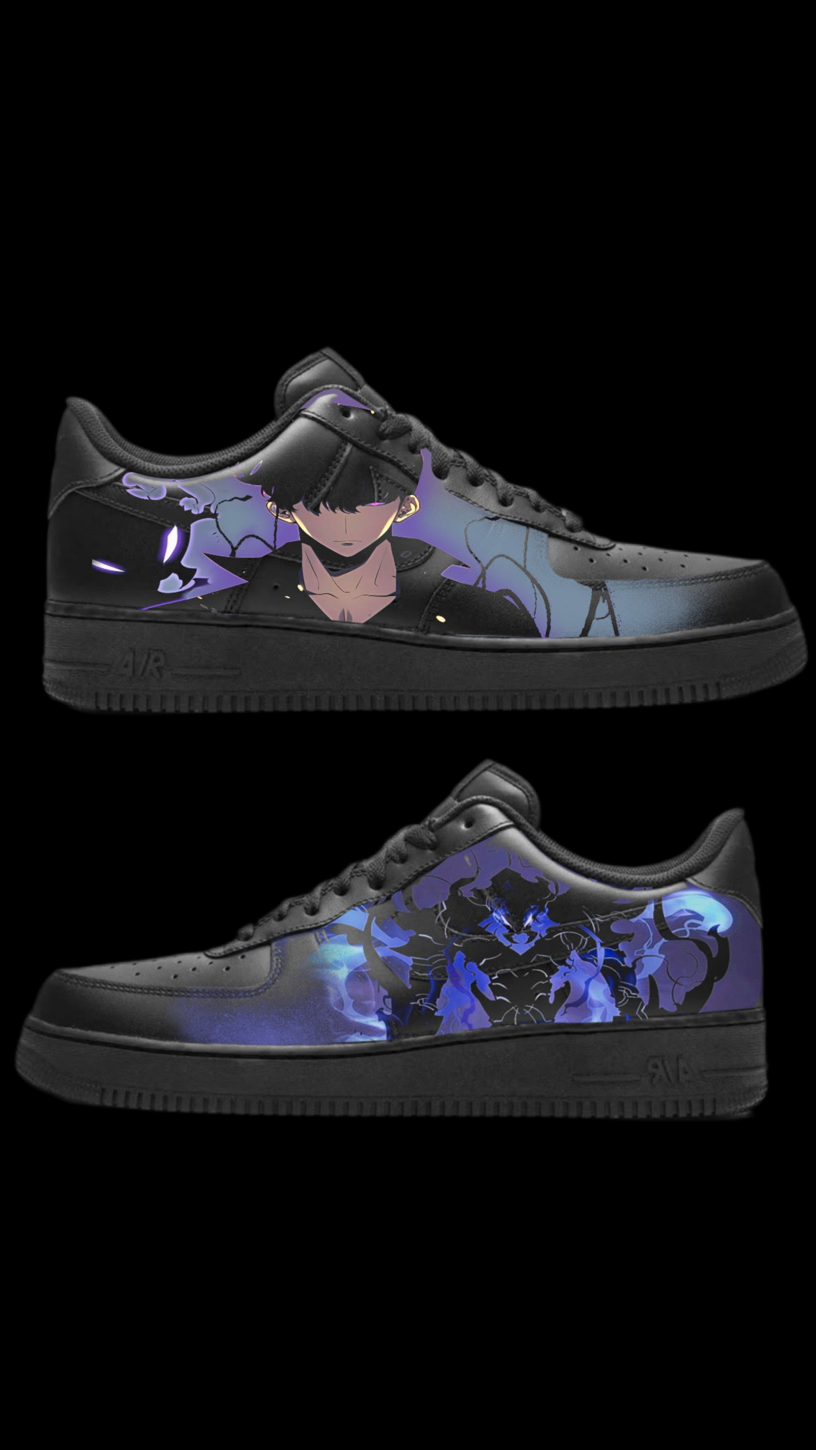 Sung Jin Woo vs Beru Solo leveling Air force 1 custom