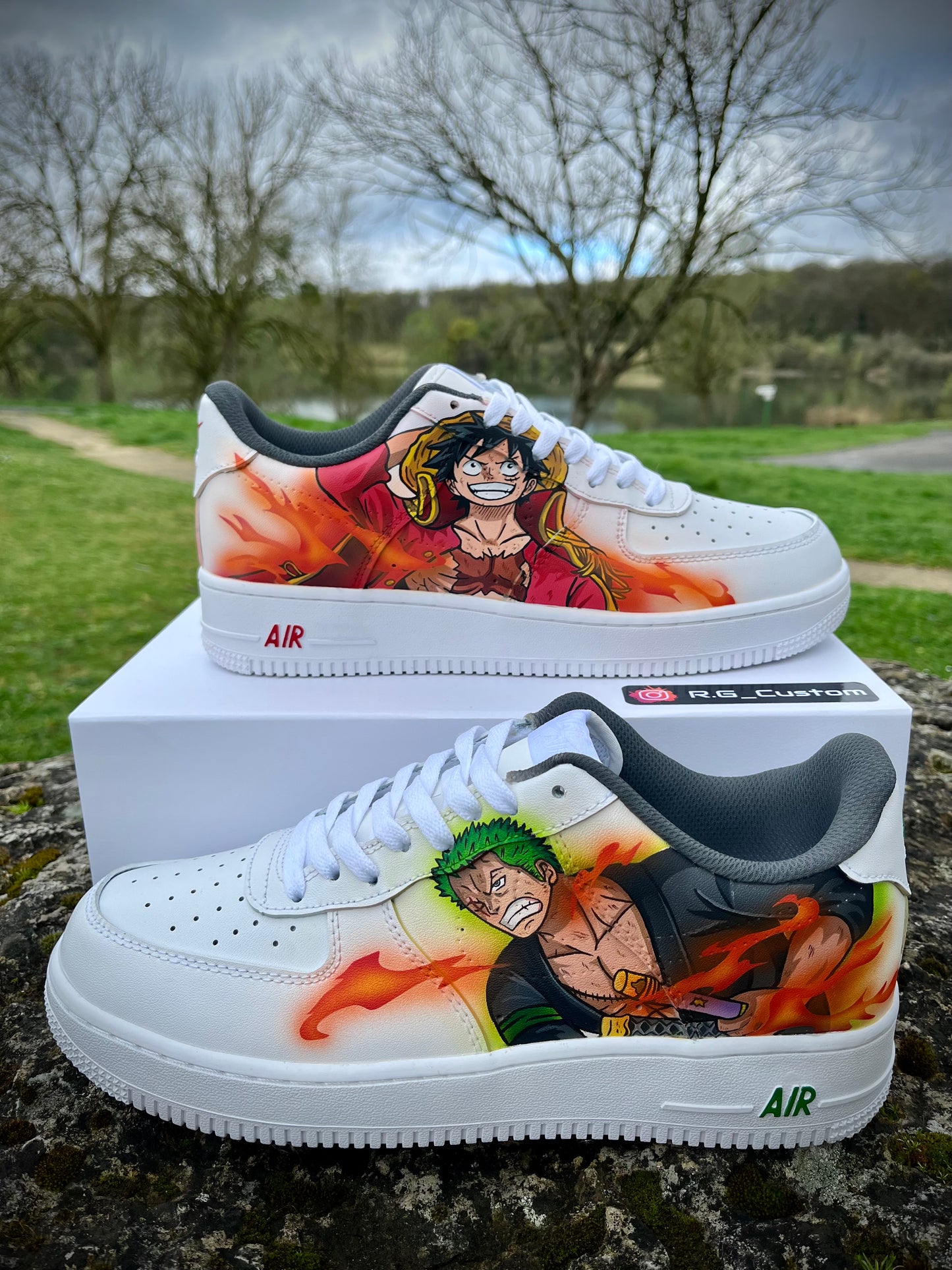 Fuerza aérea 1 Luffy 🆚 Zoro👟 Una pieza