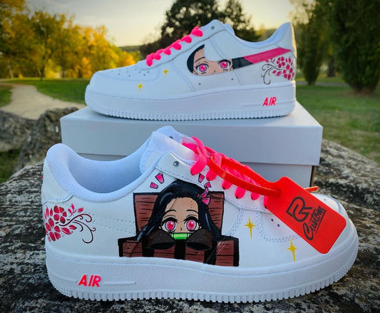 Zapatos personalizados- Nezuko kimetsu no yaiba