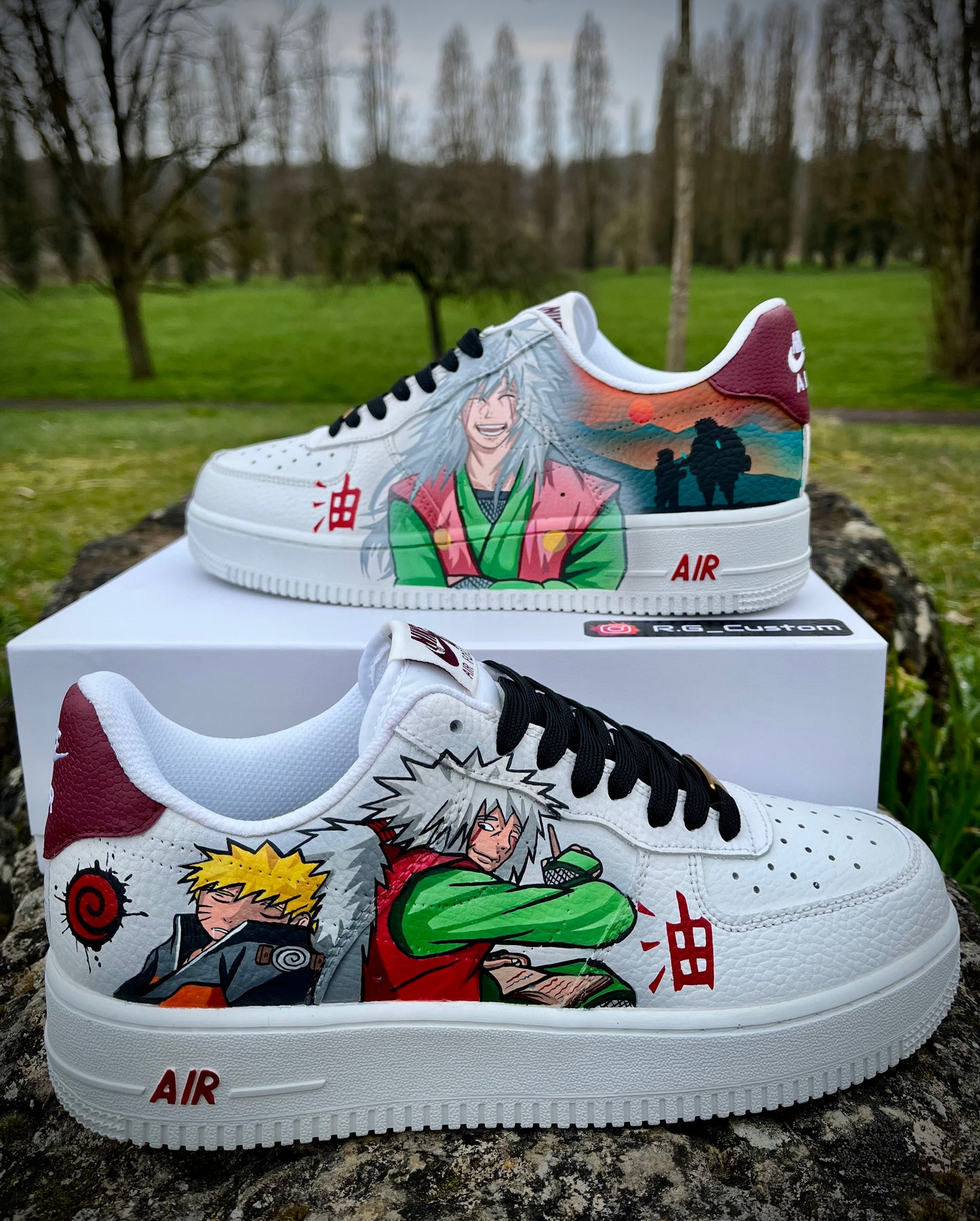 Naruto and Jiraiya, Air force 1 custom