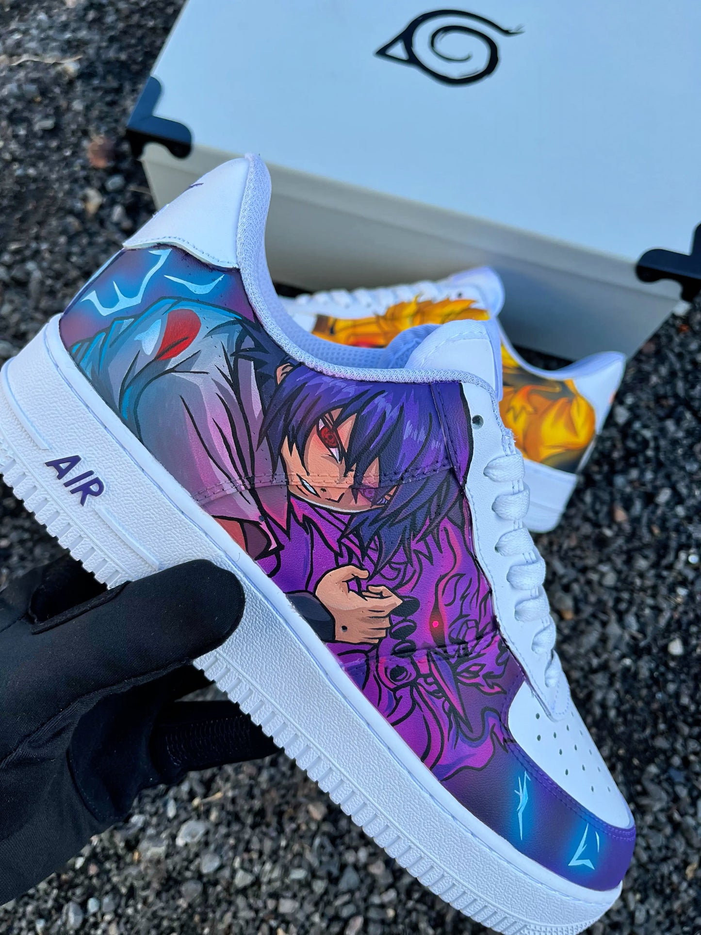 Naruto Vs Sasuke AF1 custom