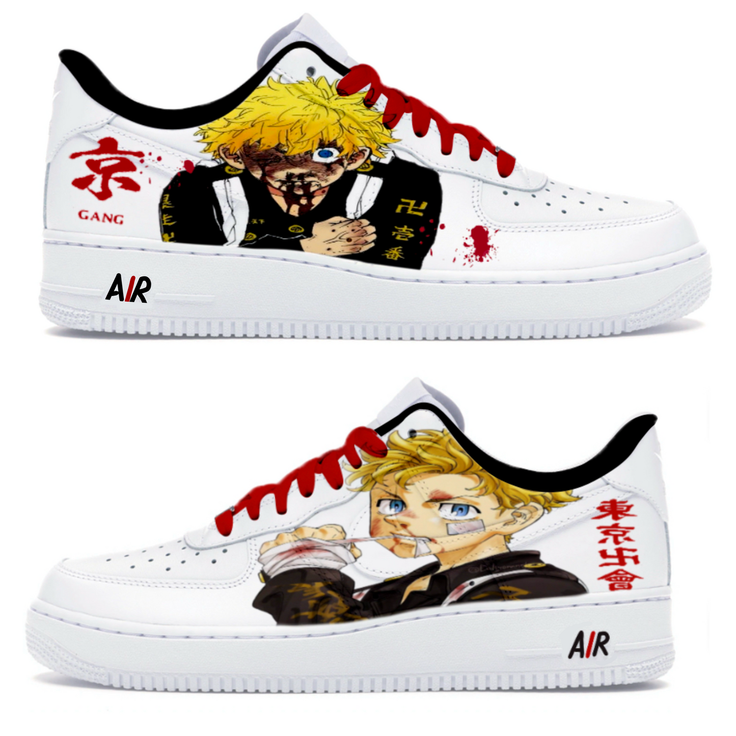 Zapatos personalizados de Takemichi Tokyo Revengers