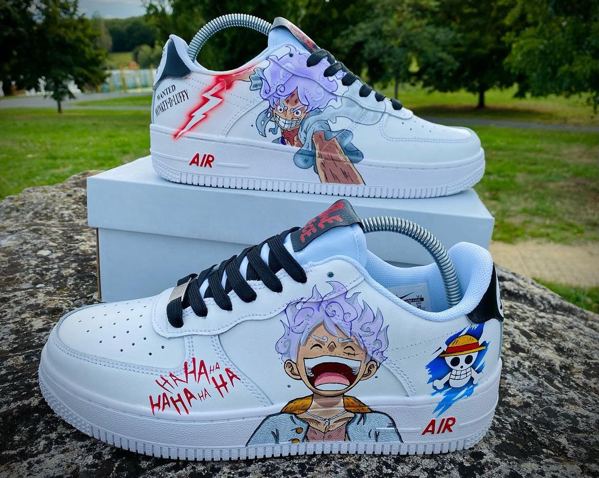 custom shoes one piece Luffy Gear 5 – rgcustom