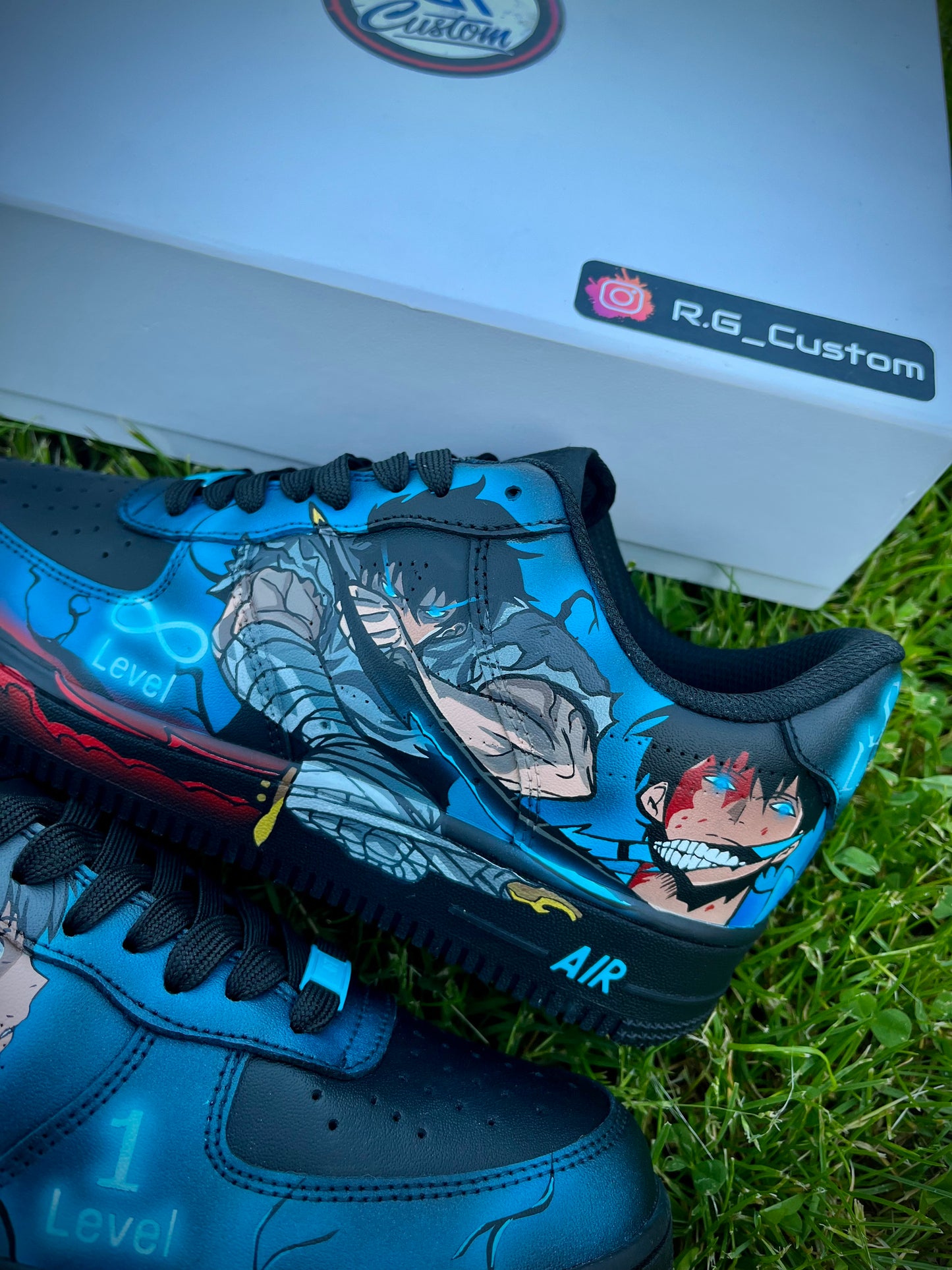 Air force 1 personalizado con nivelación individual