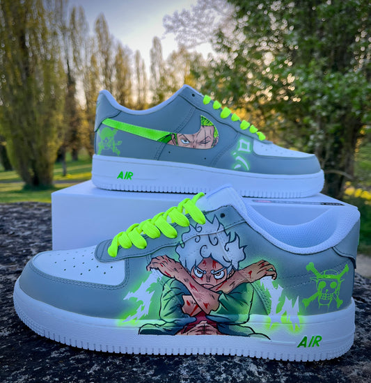 Air force 1 Luffy 🆚 Zoro👟 One piece