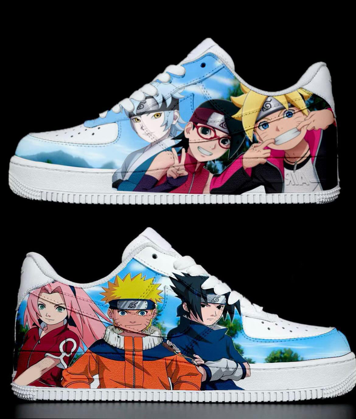 Team 7 Naruto vs Boruto AF1 custom