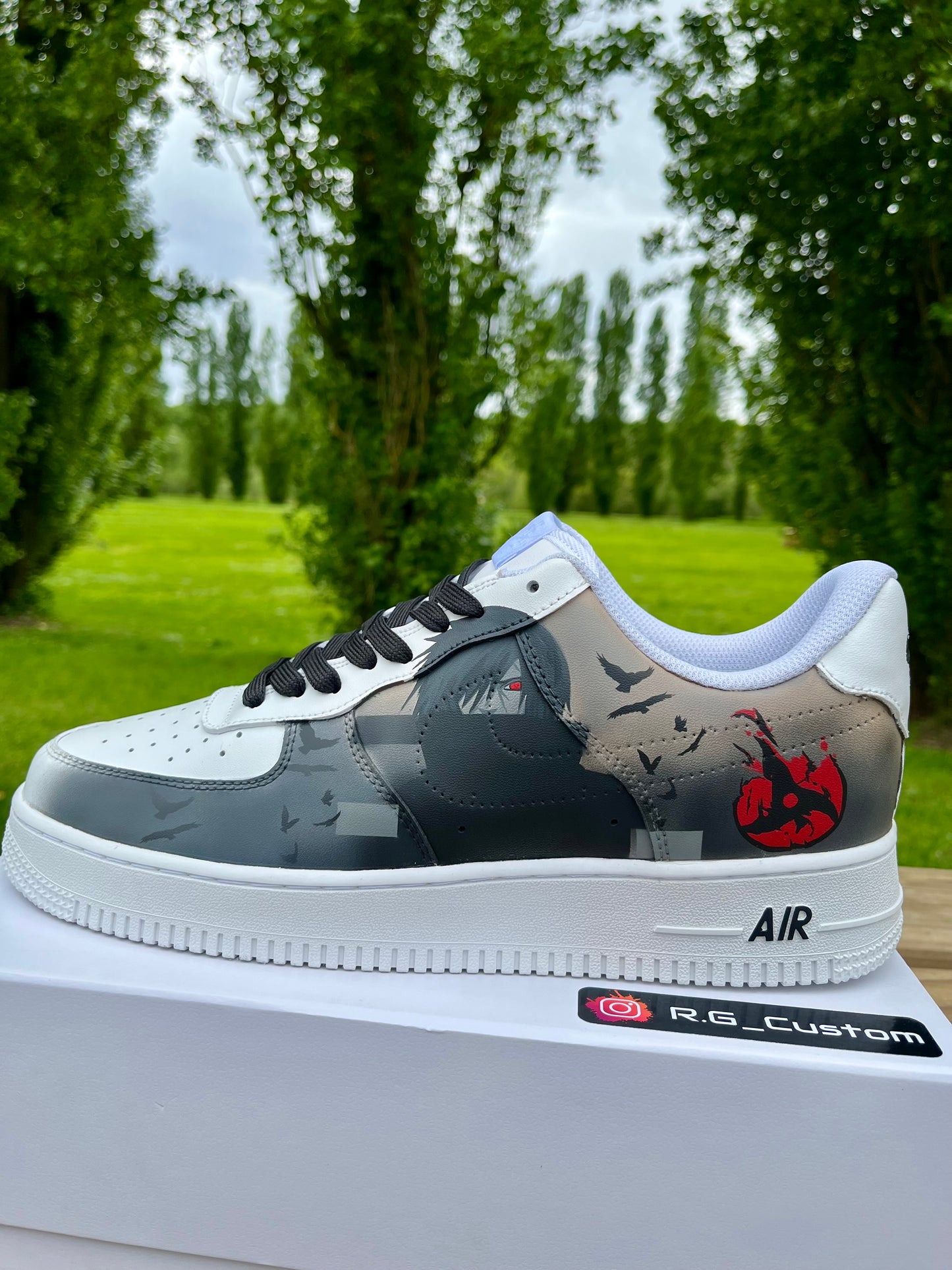 AIR FORCE 1 custom Sasuke Uchiha