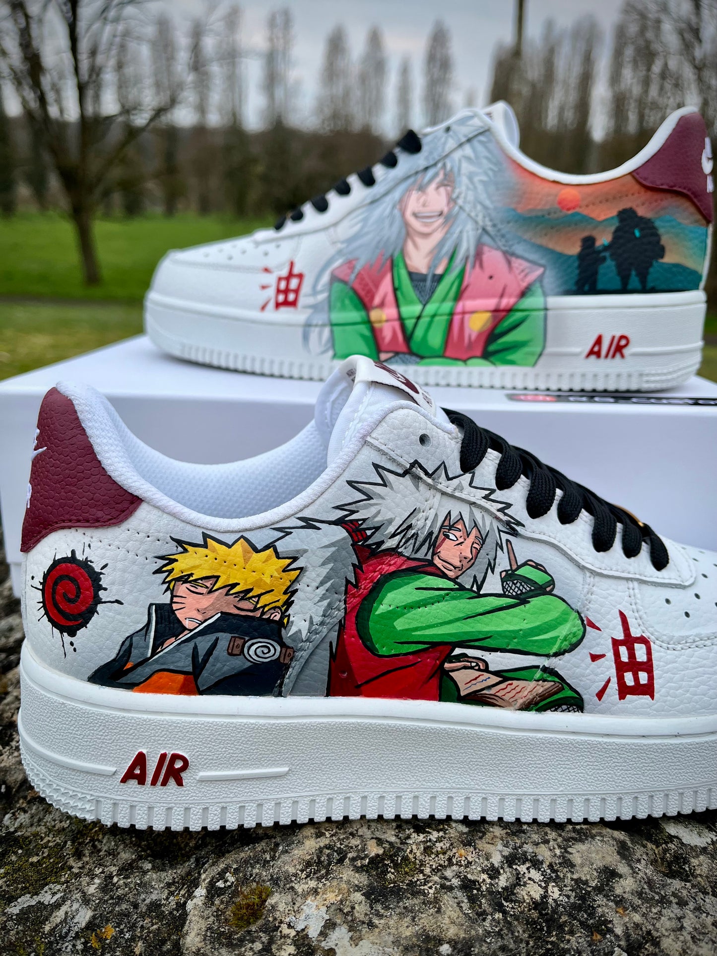 Naruto and Jiraiya, Air force 1 custom
