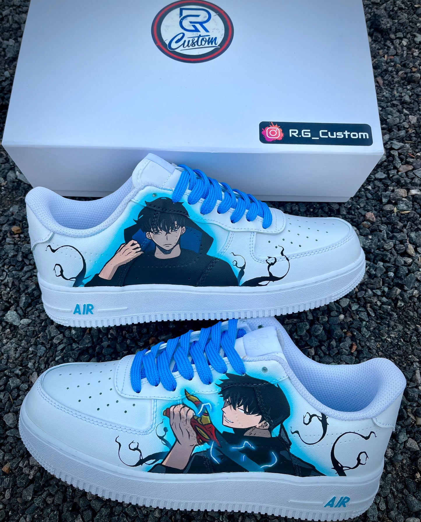 Sung Jin Woo Solo Leveling custom shoes