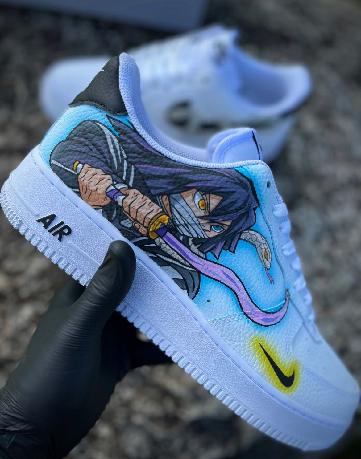 Obanai Kimetsu no yaiba/demonslayer AF1 custom