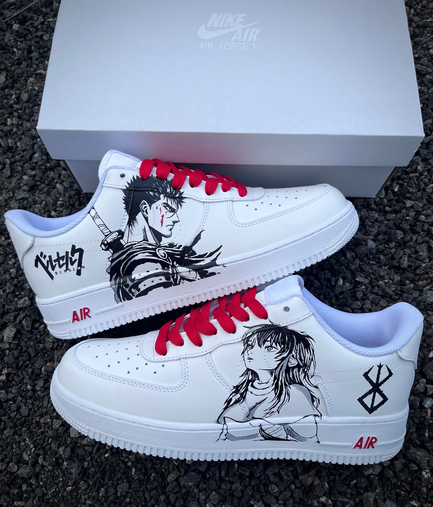 Air force 1 Berserk casca y tripas