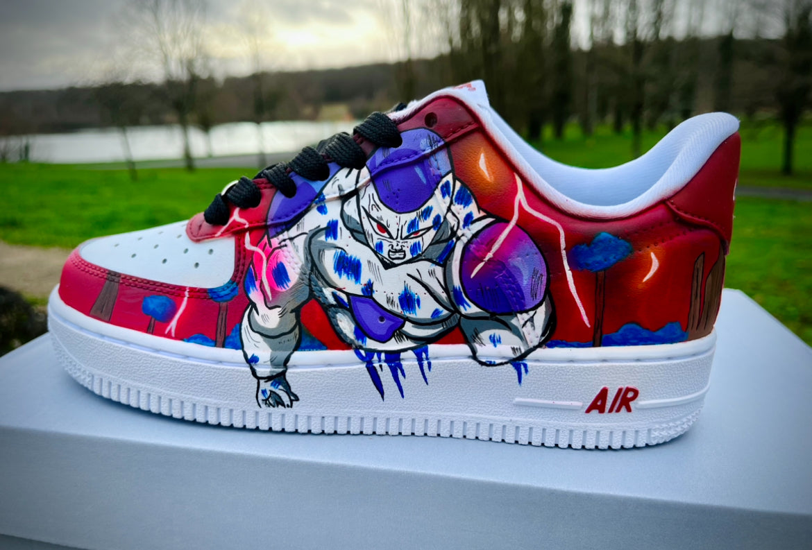 Goku vs freezer/zapatillas personalizadas de dragon ball