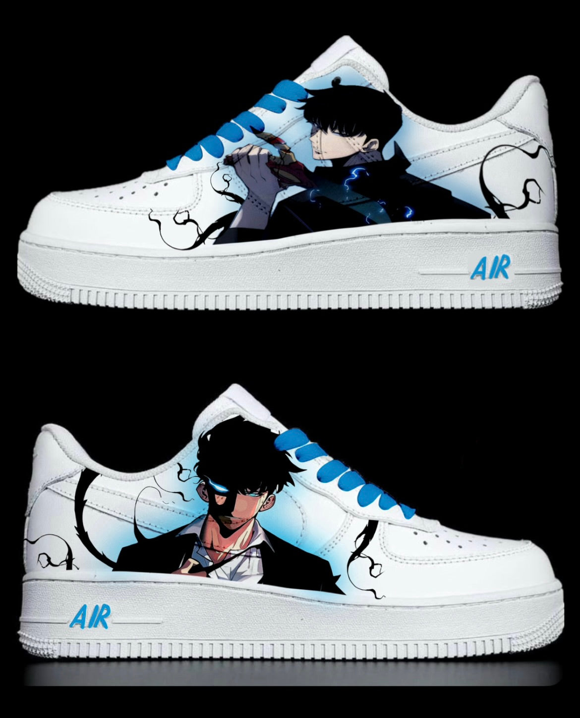 Sung Jin Woo Solo Leveling custom shoes