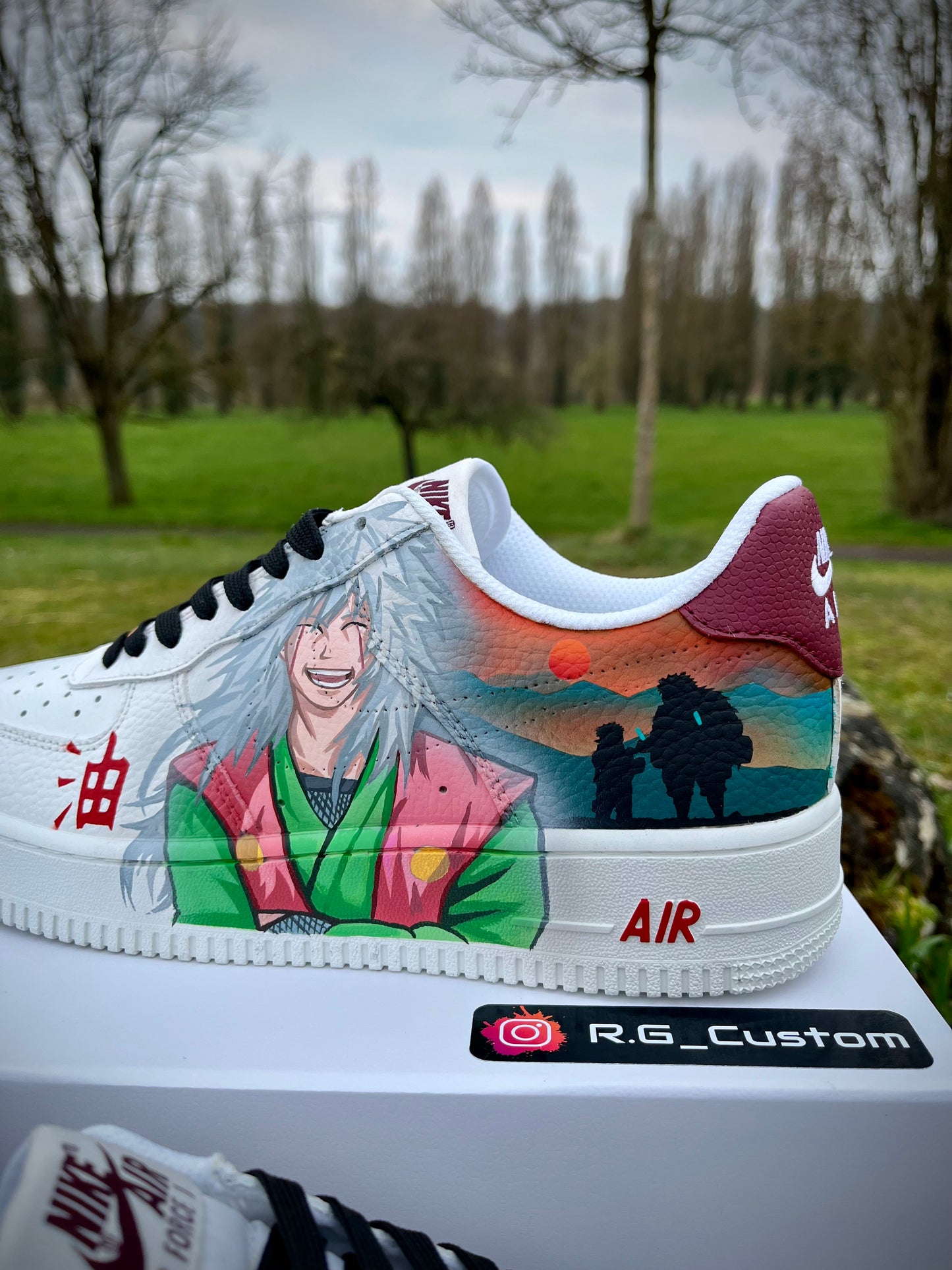 Naruto and Jiraiya, Air force 1 custom