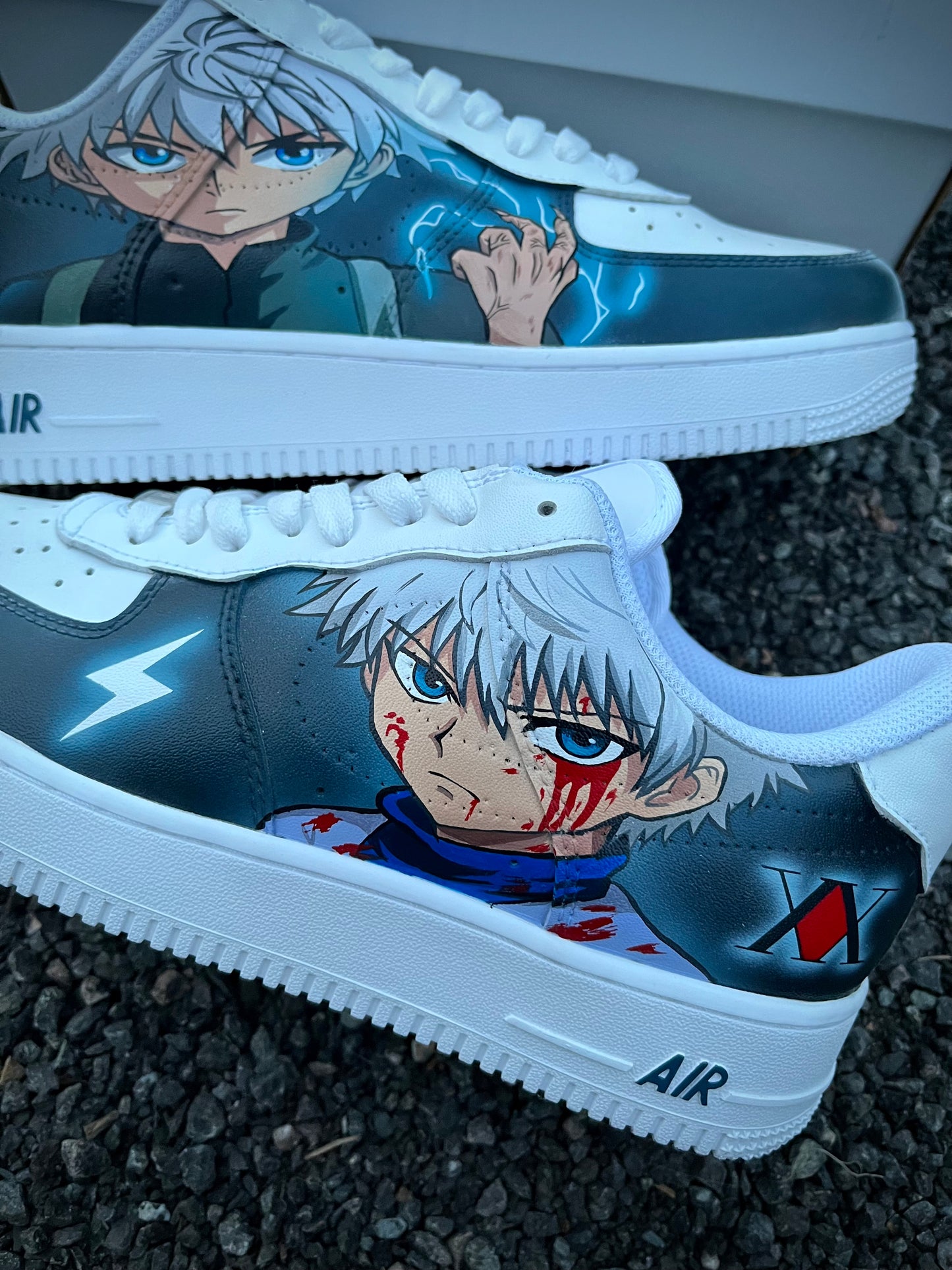 HXH killua custom AF1Hunter x Hunter
