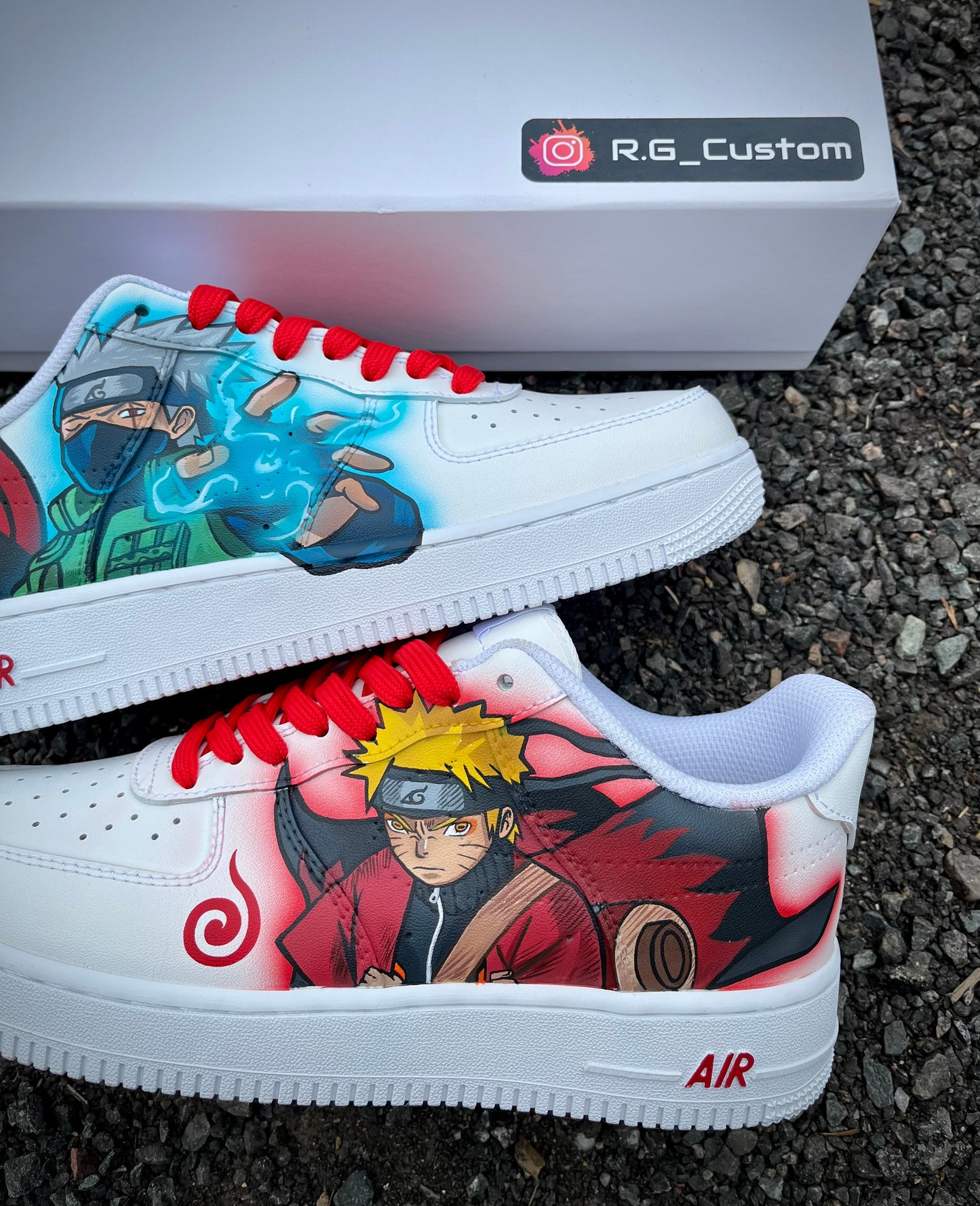 Kakashi vs Naruto custom AF1