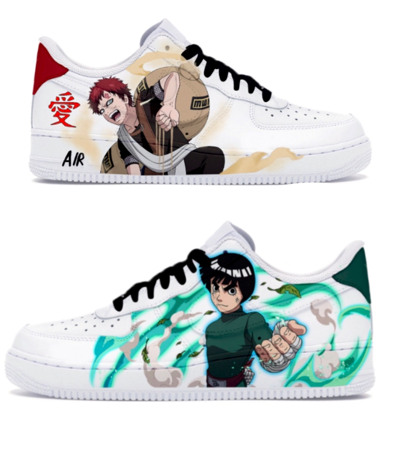 Gaara vs Rock lee AF1 personalizado