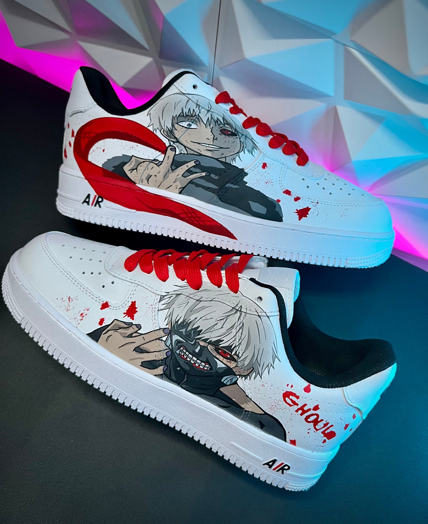 Ken kaneki Tokio ghoul zapatos personalizados