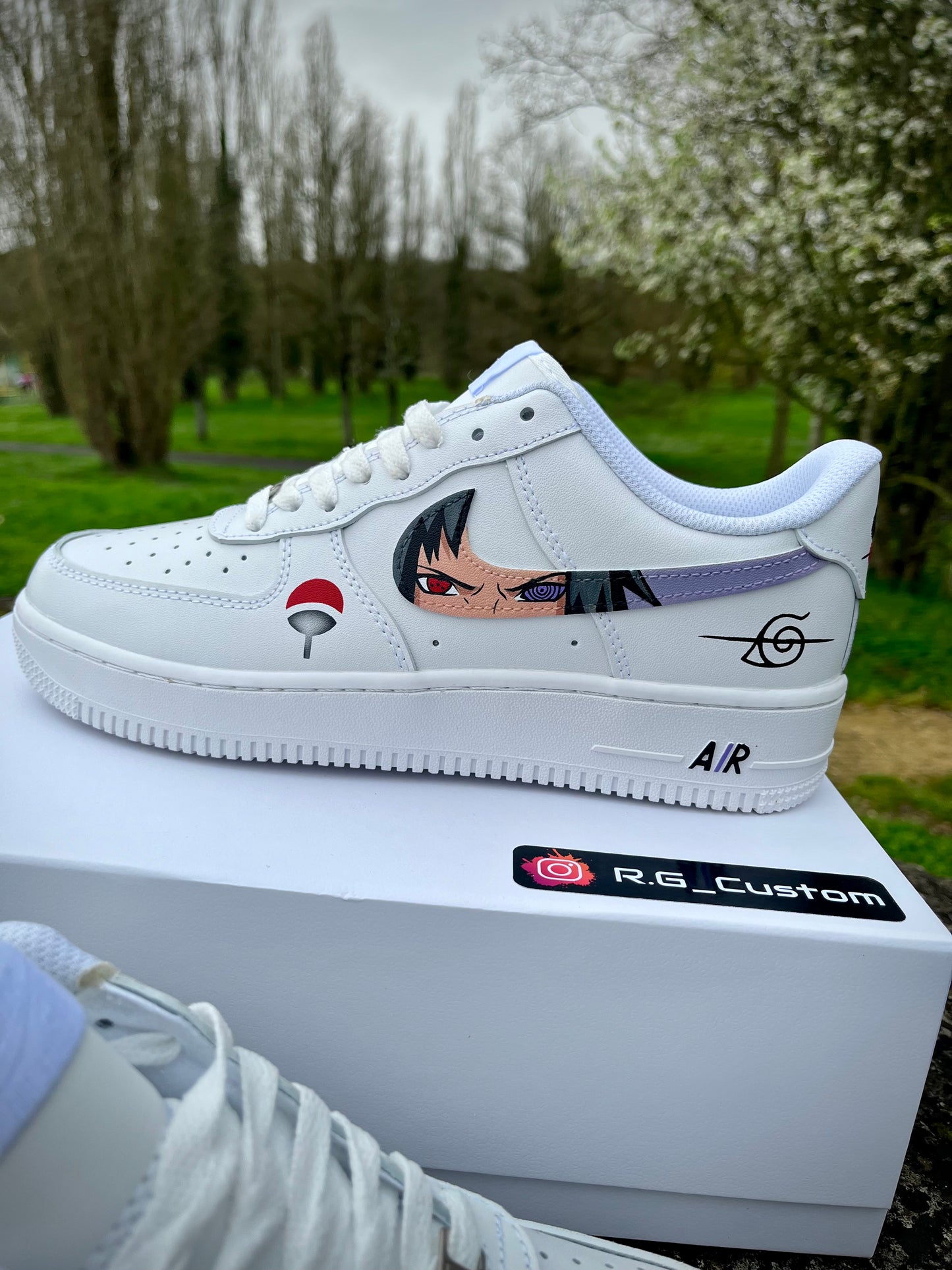 Sasuke vs itachi / custom shoes AF1