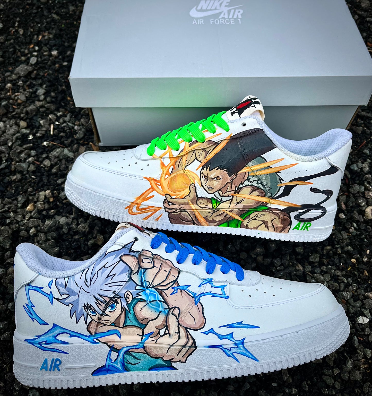 HXH killua vs Gon zapatos personalizados Hunter x Hunter