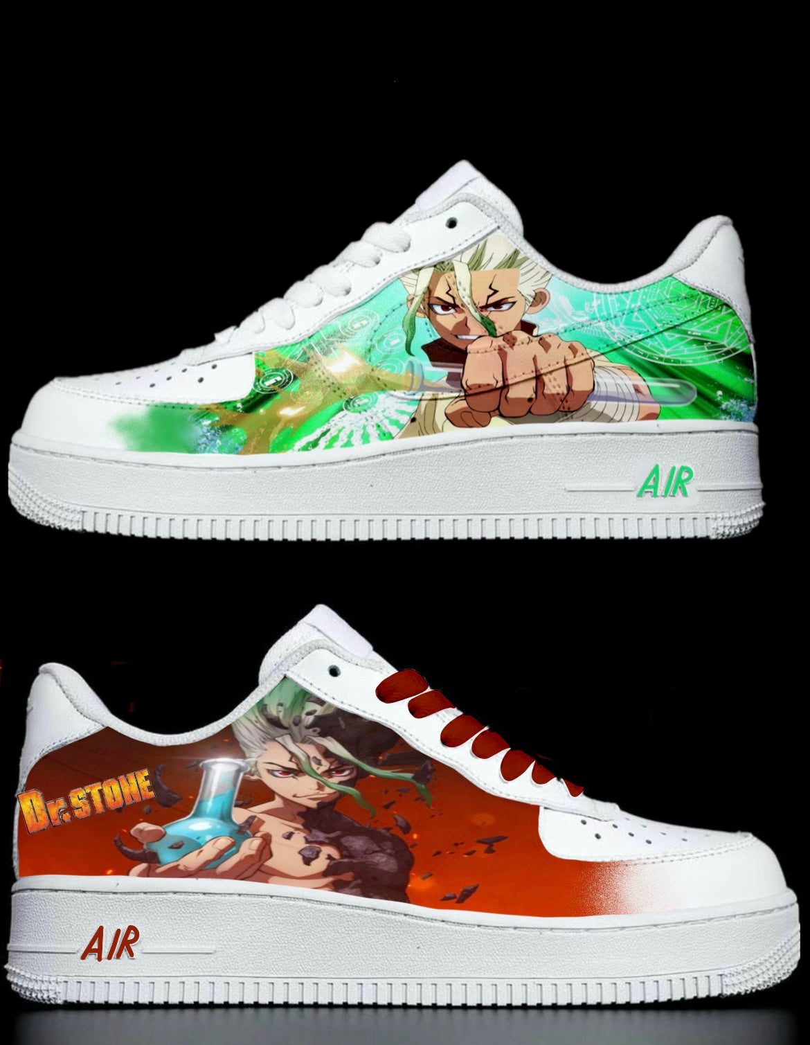 Senku Dr Stone custom shoes AF1