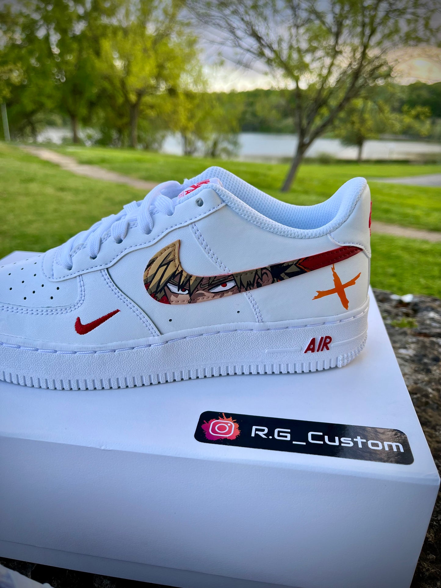 Air force 1 Custom bakugo / boku no hero custom shoes