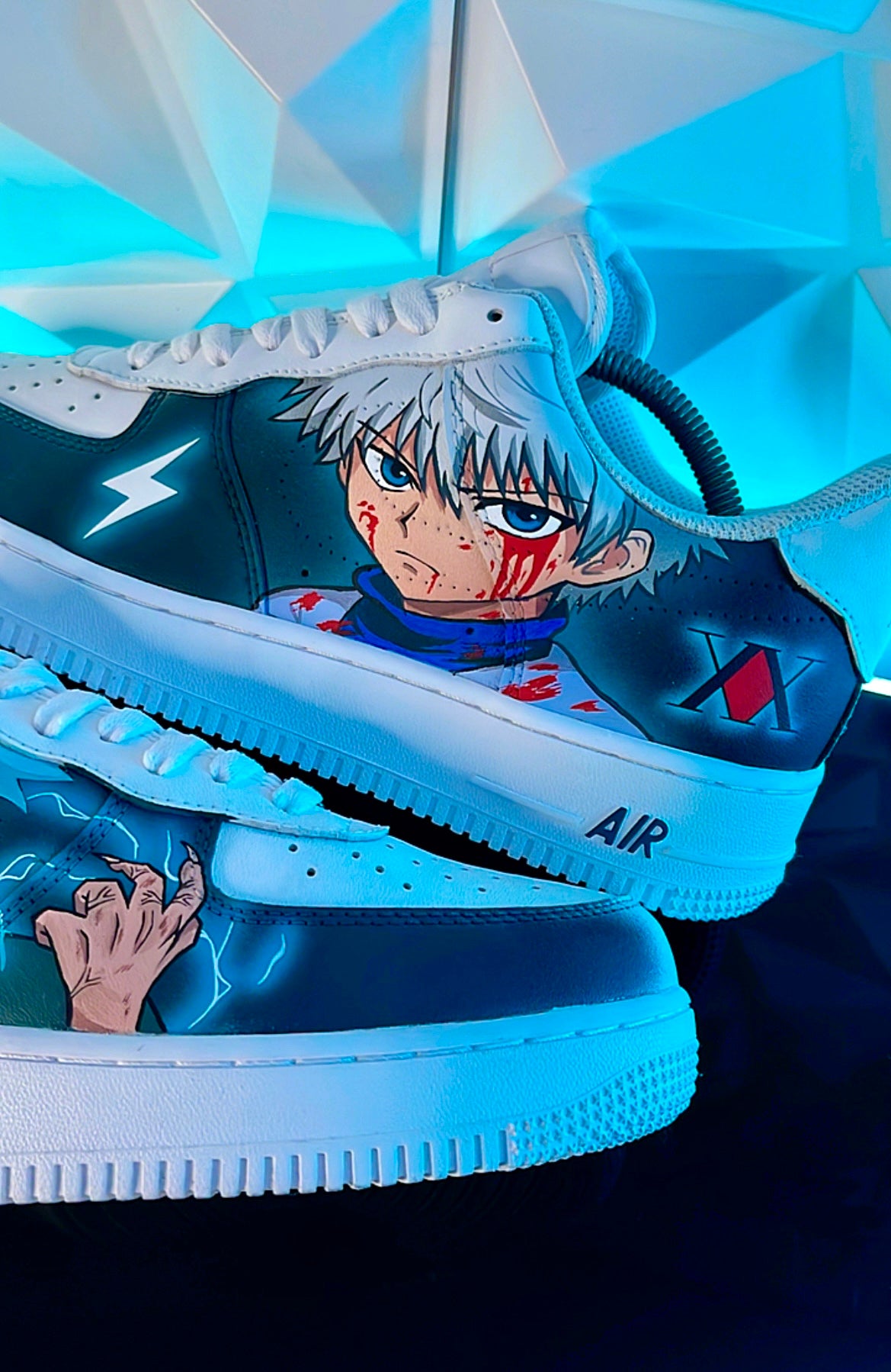 HXH killua custom AF1Hunter x Hunter