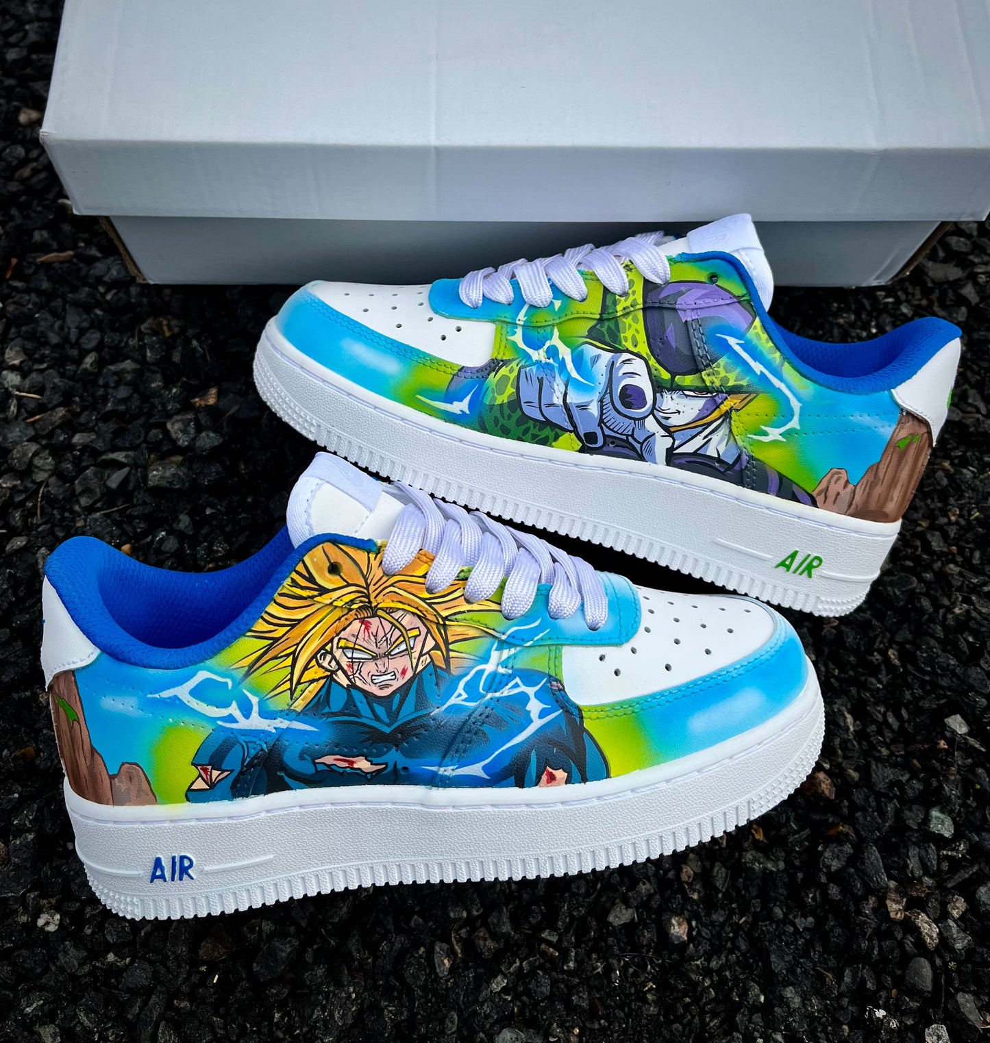 Trunks vs cell Air force 1 /dragon ball