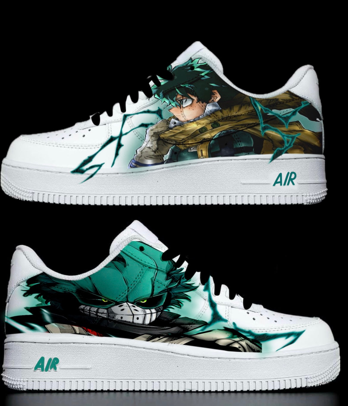 Air force 1 Custom Deku / boku no hero MHA