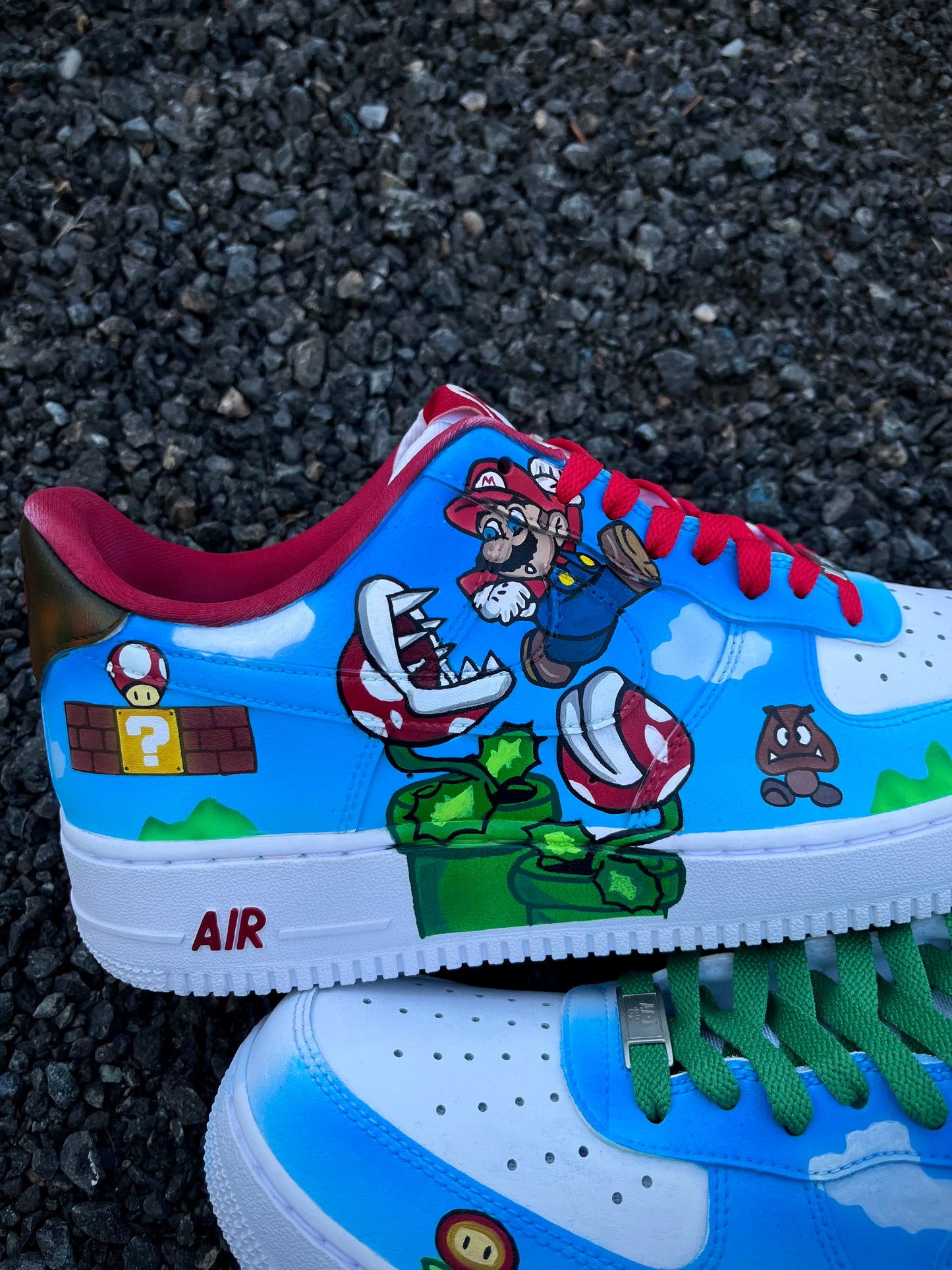 Luigi y Mario super mario bros af1 personalizado
