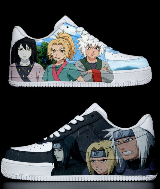 Team 7 jiraiya tsunade Orochimaru AF1 custom