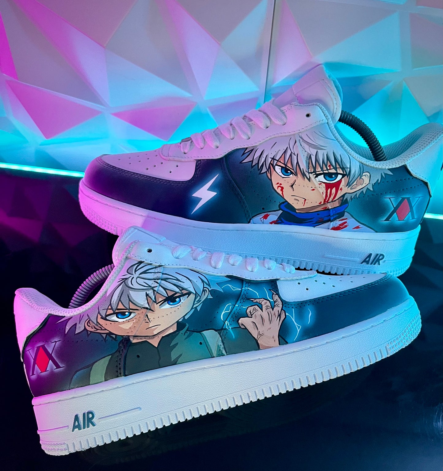 HXH killua custom AF1Hunter x Hunter