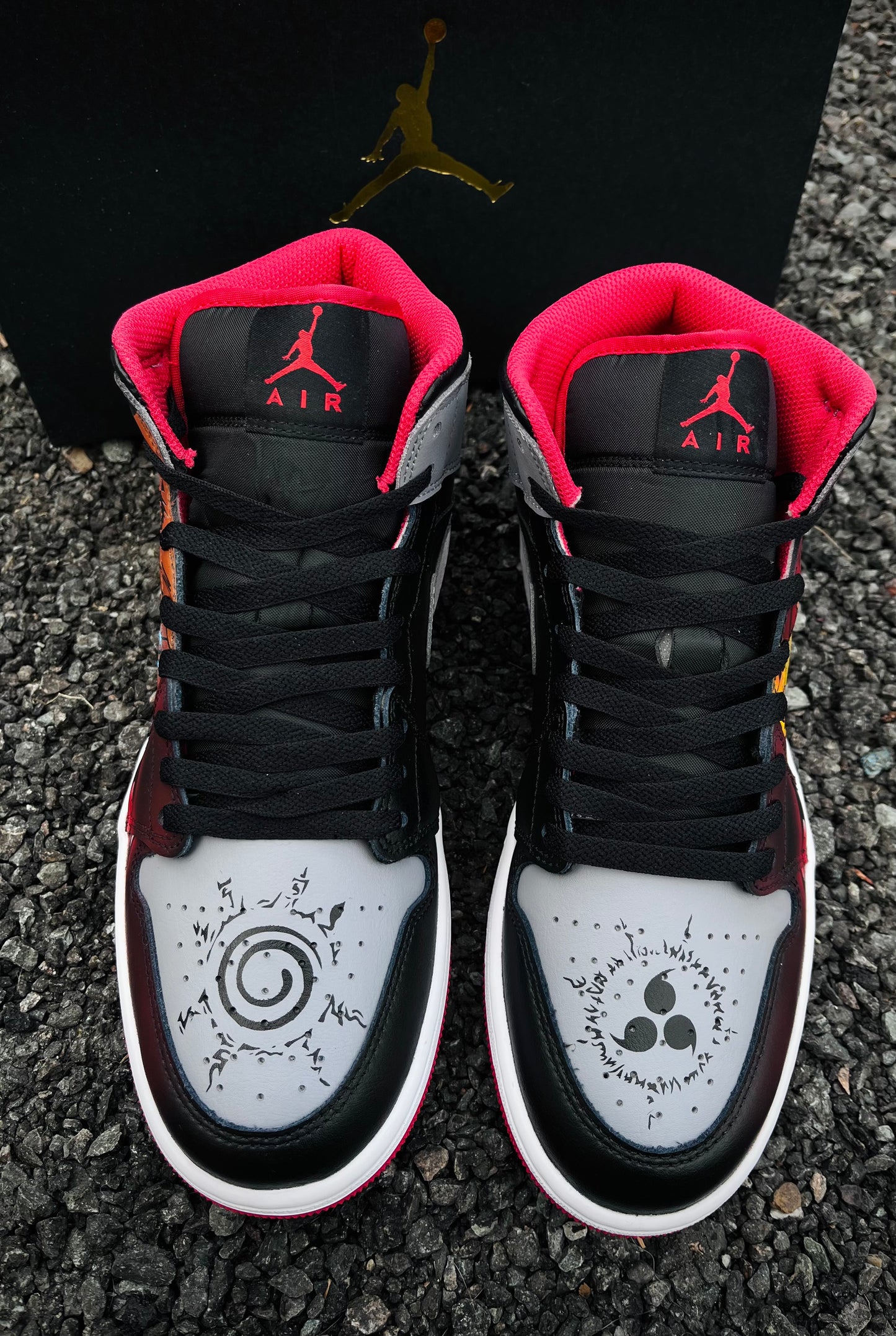 Jordan 1 Naruto Vs Sasuke/kyubi vs susano