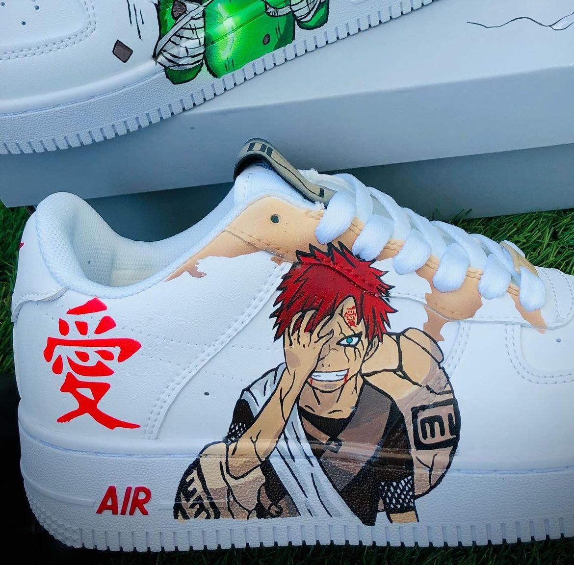 Gaara vs Rock lee AF1 Naruto Shippuden personalizado