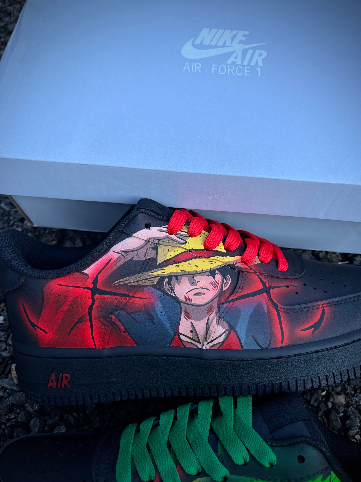 Luffy vs Zoro One piece / zapatos personalizados