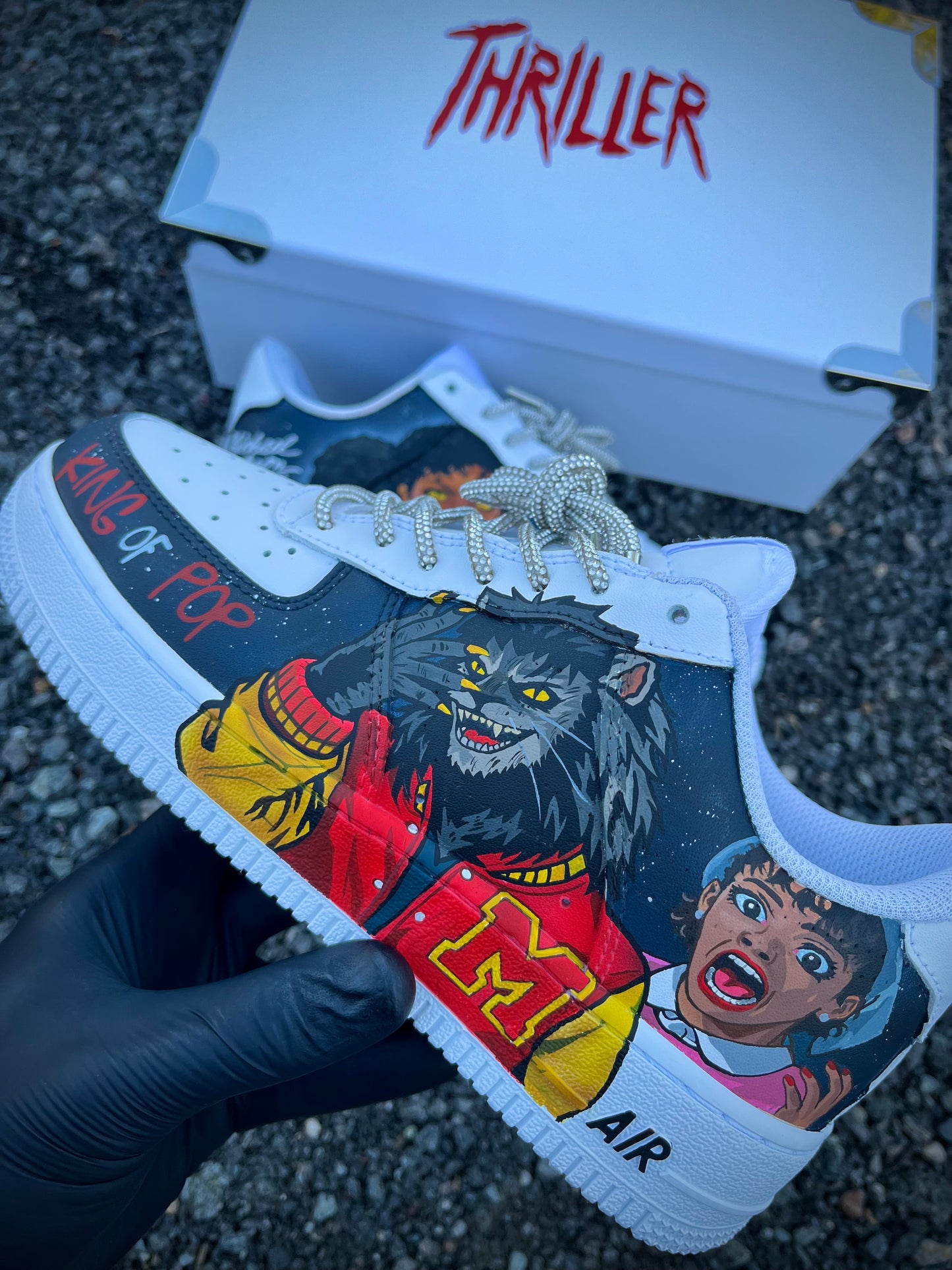 MJ Thriller edition / Custom shoes Michael Jackson