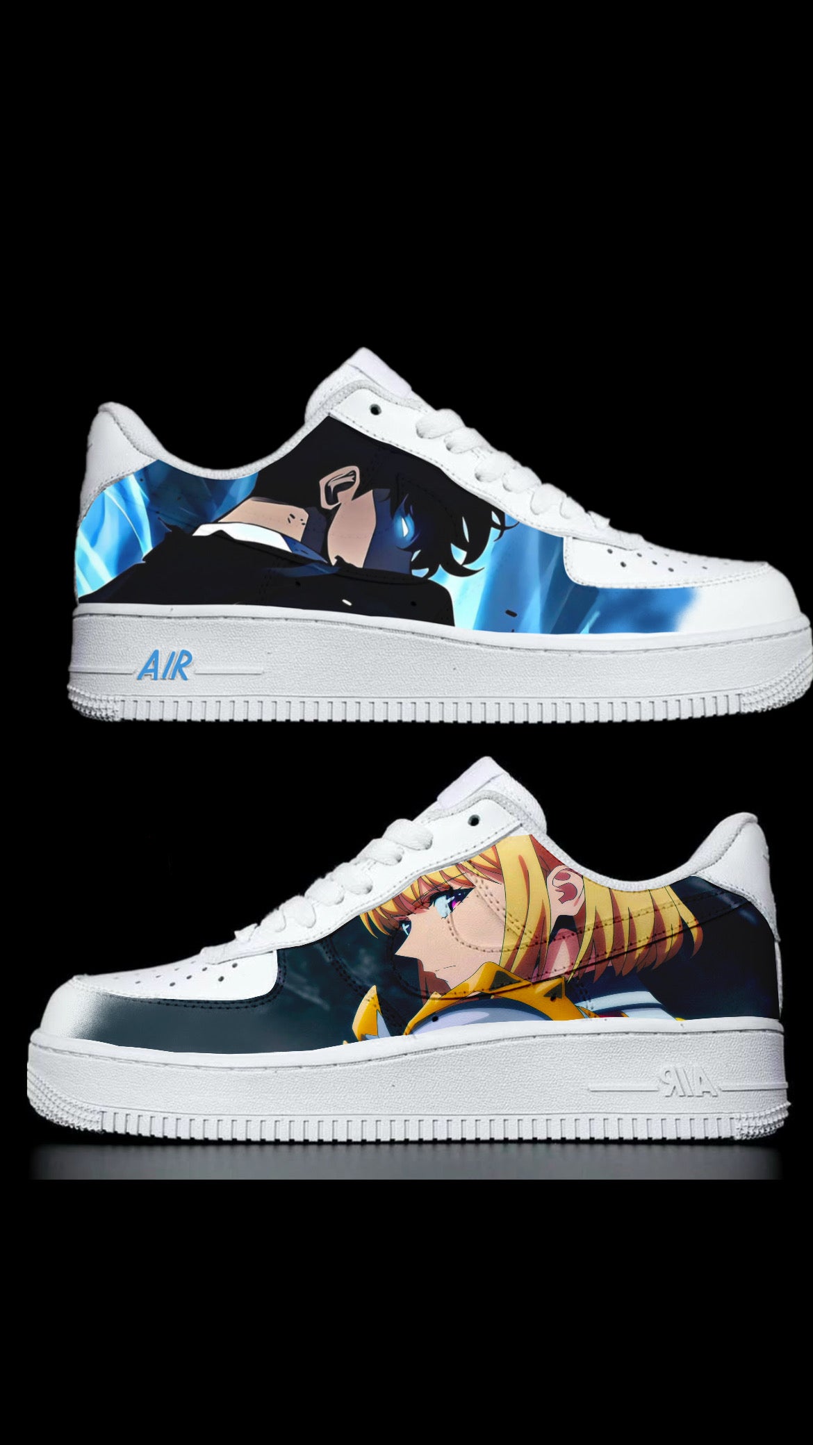 Nivelación en solitario Sung Jinwoo Air Force 1 personalizado
