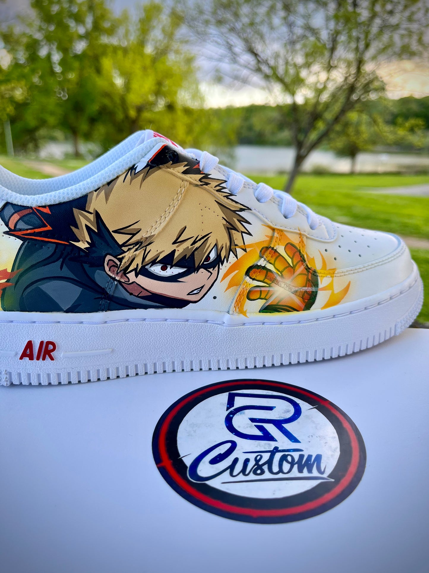 Air force 1 Custom bakugo / boku no hero custom shoes