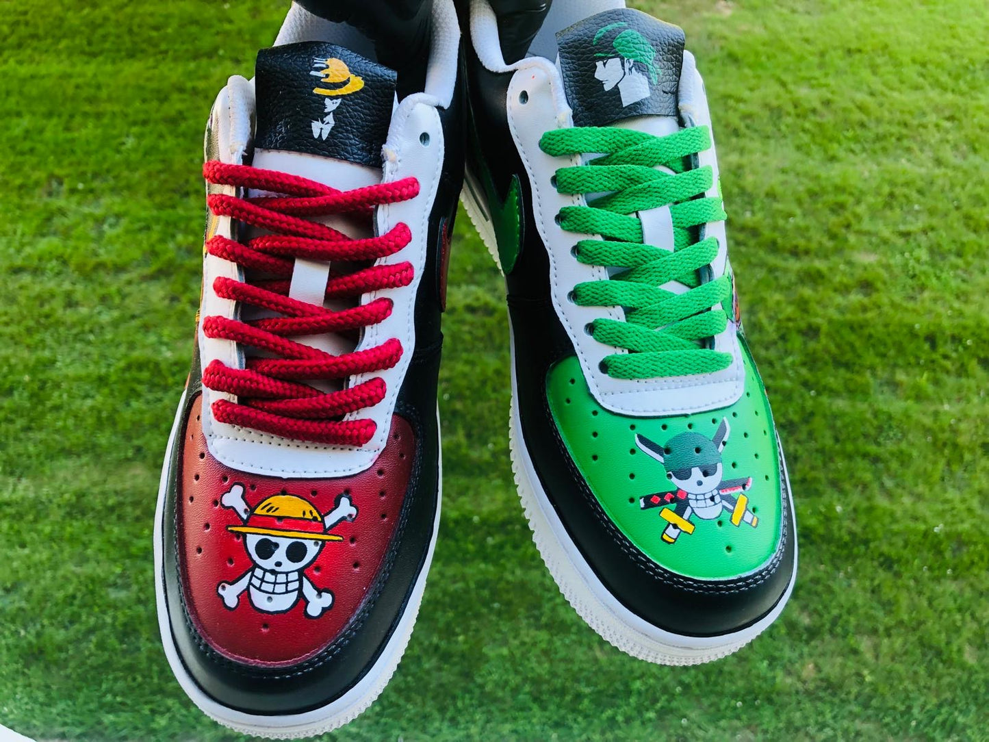Luffy vs Zoro One piece / custom shoes