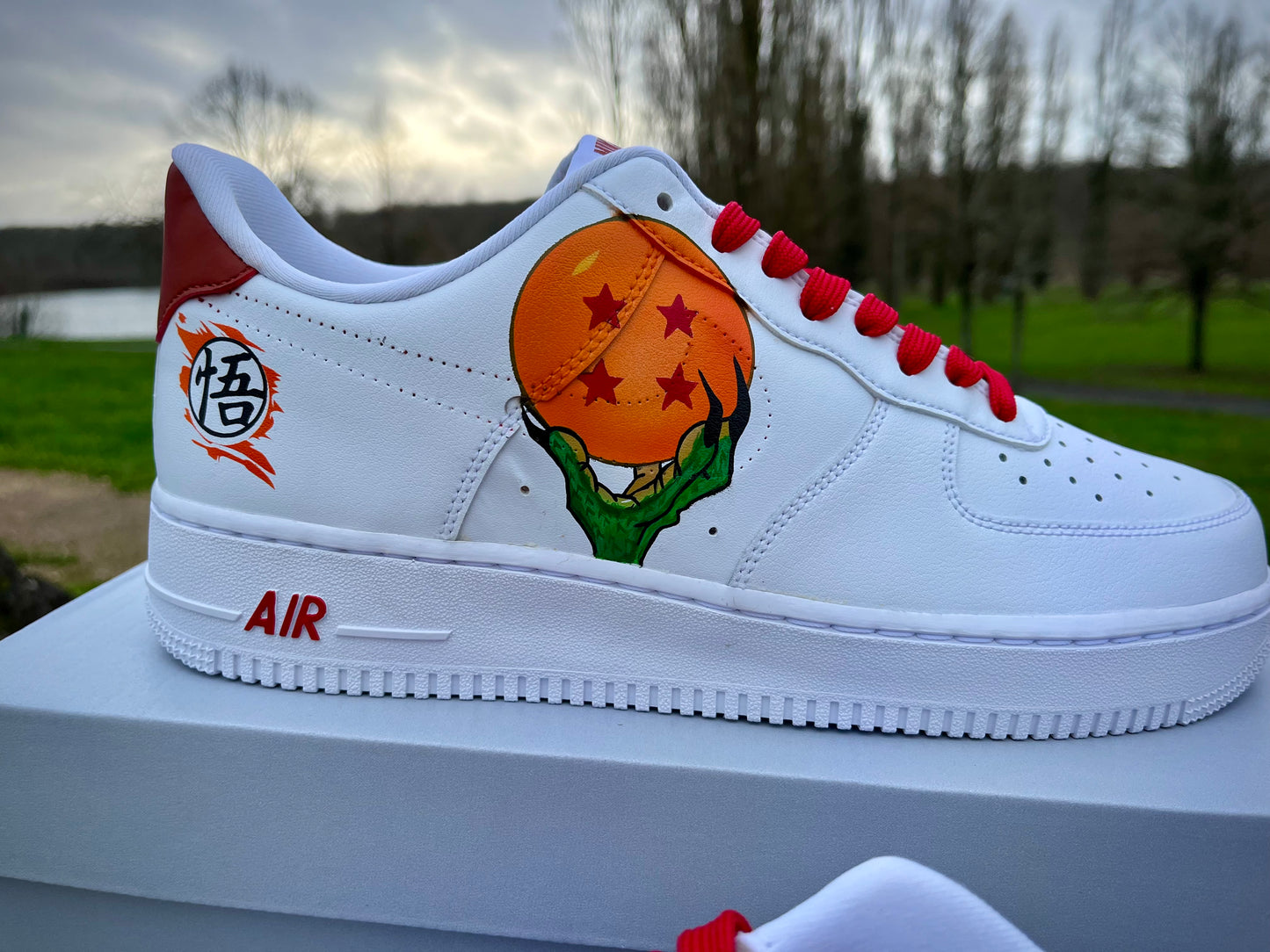 Air force 1 personalizada Dragon ball vegito