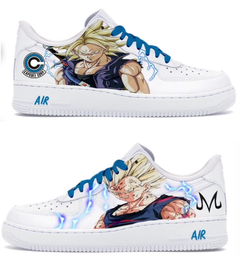 Zapatos personalizados de Dragon Ball Vegeta/ vs Trunks