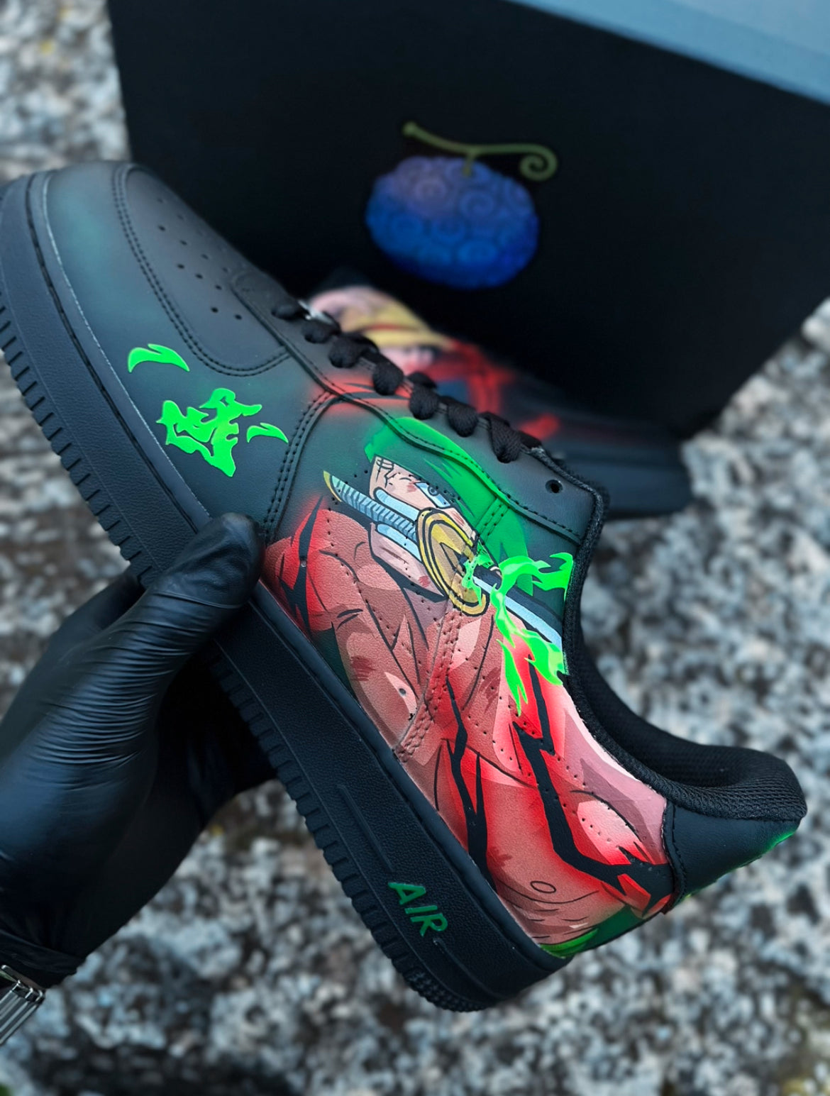 Luffy vs Zoro One piece / custom shoes